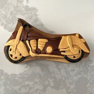 Motorcycle wooden box